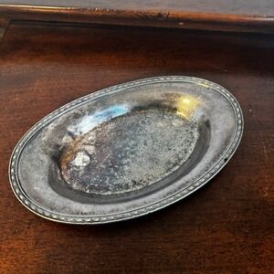 9" Missouri Pacific International Silver Co Silver Soldered Oval Dish SL0706